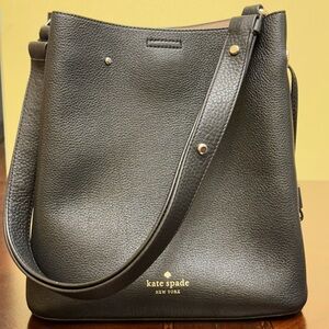 Kate Spade Black Leather Shoulder Bag
